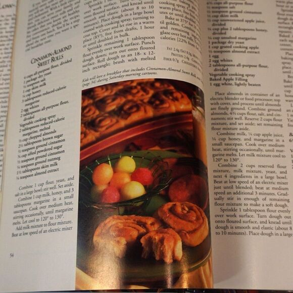 The Low-Fat Way to Cook 1993 Oxmoor House First Print Hardcover - Picture 6 of 9